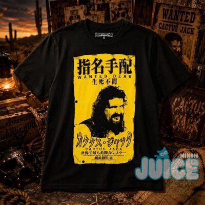 Jamie Hayter Cactus Jack Wanted Dead Japanese T-Shirt