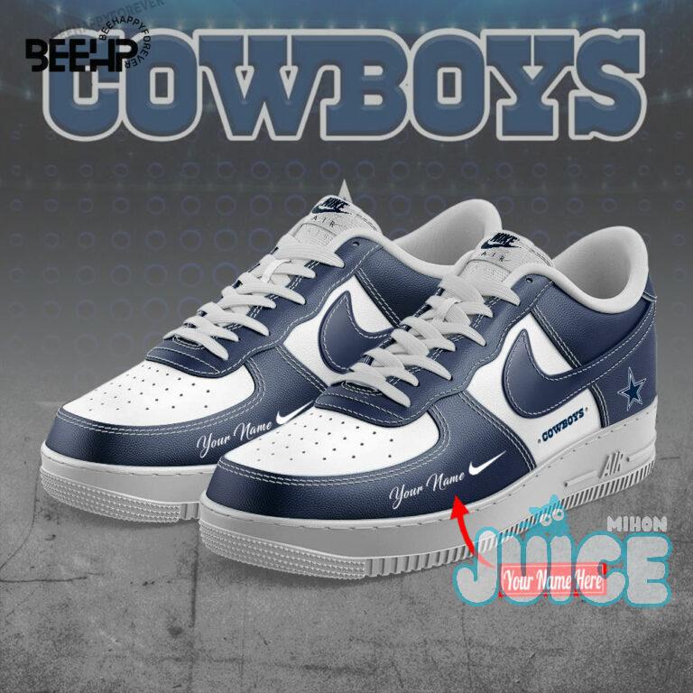 Dallas Cowboys Custom AF1 Sneakers - Detail View