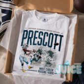Dak Prescott Most Career Passing Yards Dallas Cowboys T-Shirt
