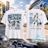 Dak Prescott Most Career Passing Yards Dallas Cowboys T-Shirt