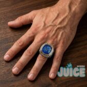 Detroit Lions Honolulu Blue Gold Legacy Ring