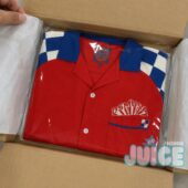 DSMUSA Checkered Shoulder Bowling Shirt