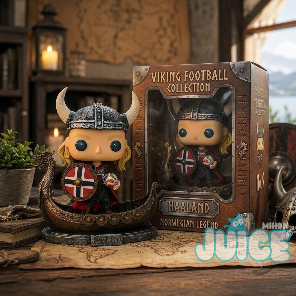 Erling Haaland Norway Viking Pop Figure Erling Haaland Norway Viking Pop Figure