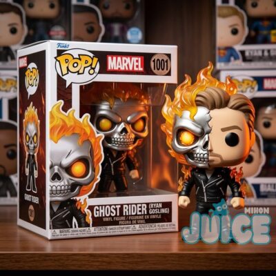 Ryan Gosling Ghost Rider Split Face Concept Pop Figure
