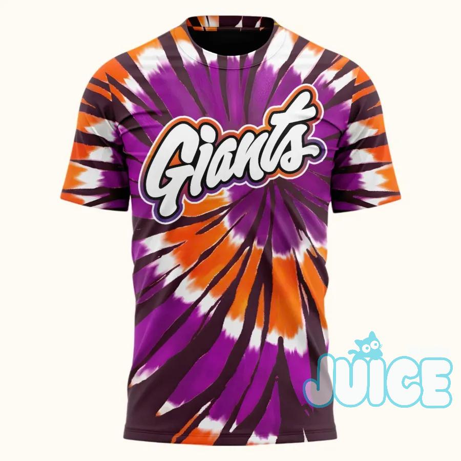 San Francisco Giants Grateful Dead Night Tie-Dye T-Shirt - Detail View