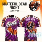 San Francisco Giants Grateful Dead Night Tie-Dye T-Shirt