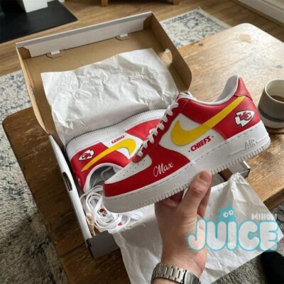 Kansas City Chiefs Custom Name Sneakers