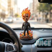 Ryan Gosling Ghost Rider Flame Skull Concept Bobblehead