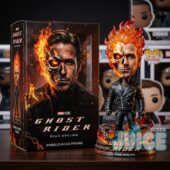 Ryan Gosling Ghost Rider Flame Skull Concept Bobblehead