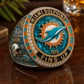 Miami Dolphins Perfect Season 1972 Championship Ring