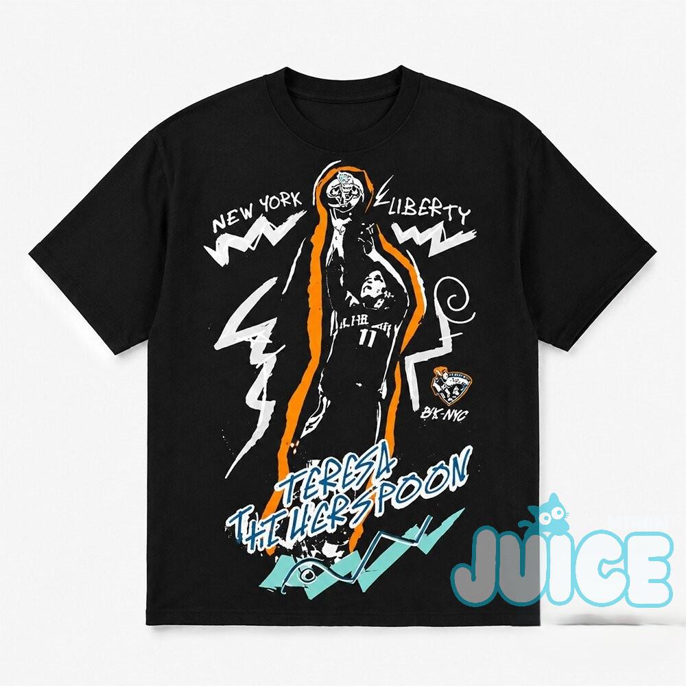 Teresa Weatherspoon New York Liberty Graphic T-Shirt Teresa Weatherspoon New York Liberty Graphic T-Shirt