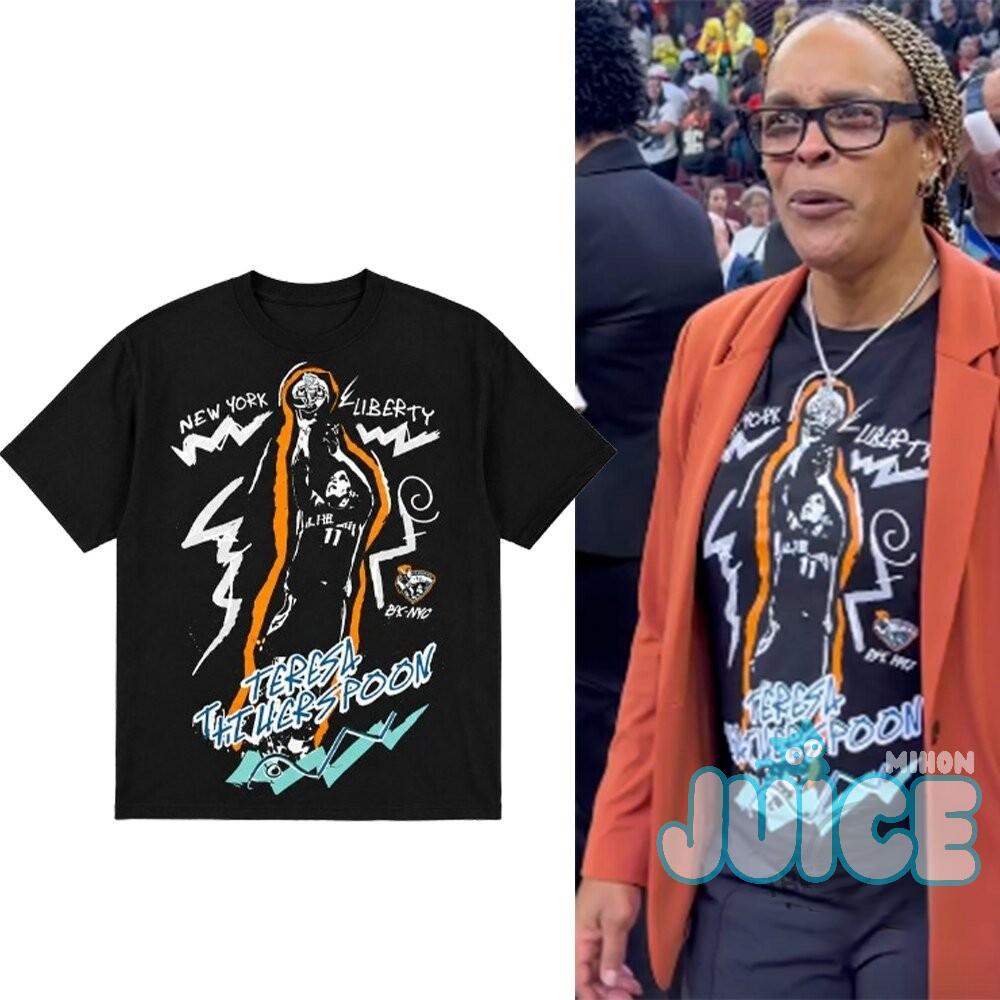 Teresa Weatherspoon New York Liberty Graphic T-Shirt Teresa Weatherspoon New York Liberty Graphic T-Shirt