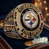 Pittsburgh Steelers Steel Curtain Six-Time Champions Ring