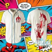 Diablos Rojos del México Spider-Man Baseball Jersey