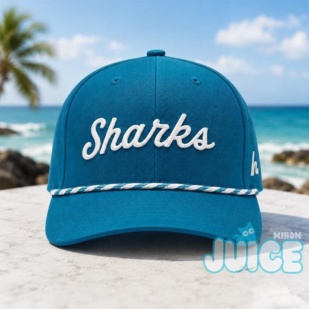 San Jose Sharks Script Logo 2026 Baseball Cap - Front View