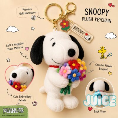 Snoopy Plush Keychain Back to School Gift