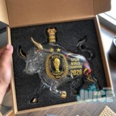 Spain World Champions 2026 Bull Whiskey Decanter