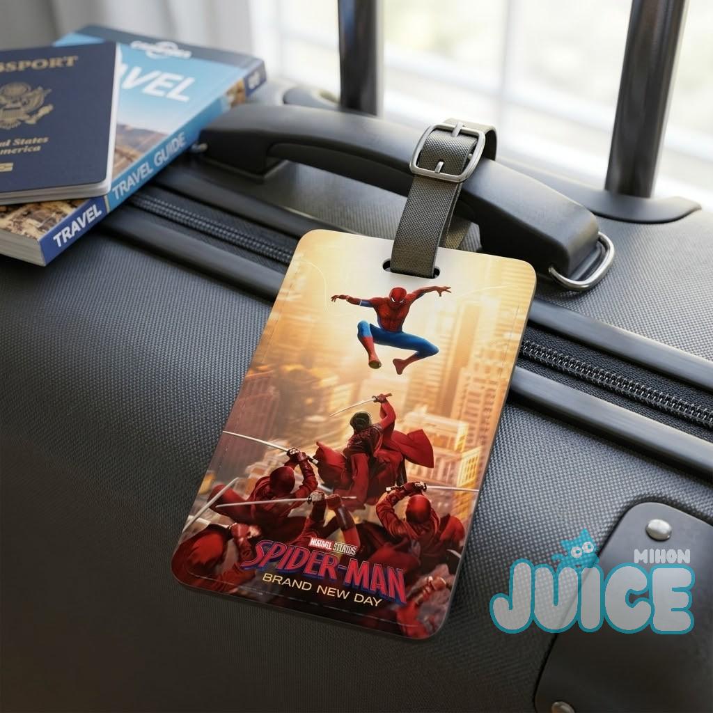 Spider-Man Brand New Day 2026 Luggage Tag - Front View