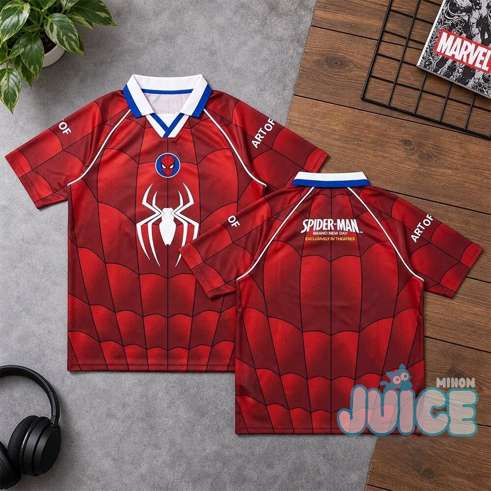 Vozinha Spider Man Brand New Day Soccer Jersey 2026 - Detail View