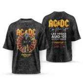 AC/DC PWR/UP Sin City One More Spin Las Vegas Tour 2026 T-Shirt