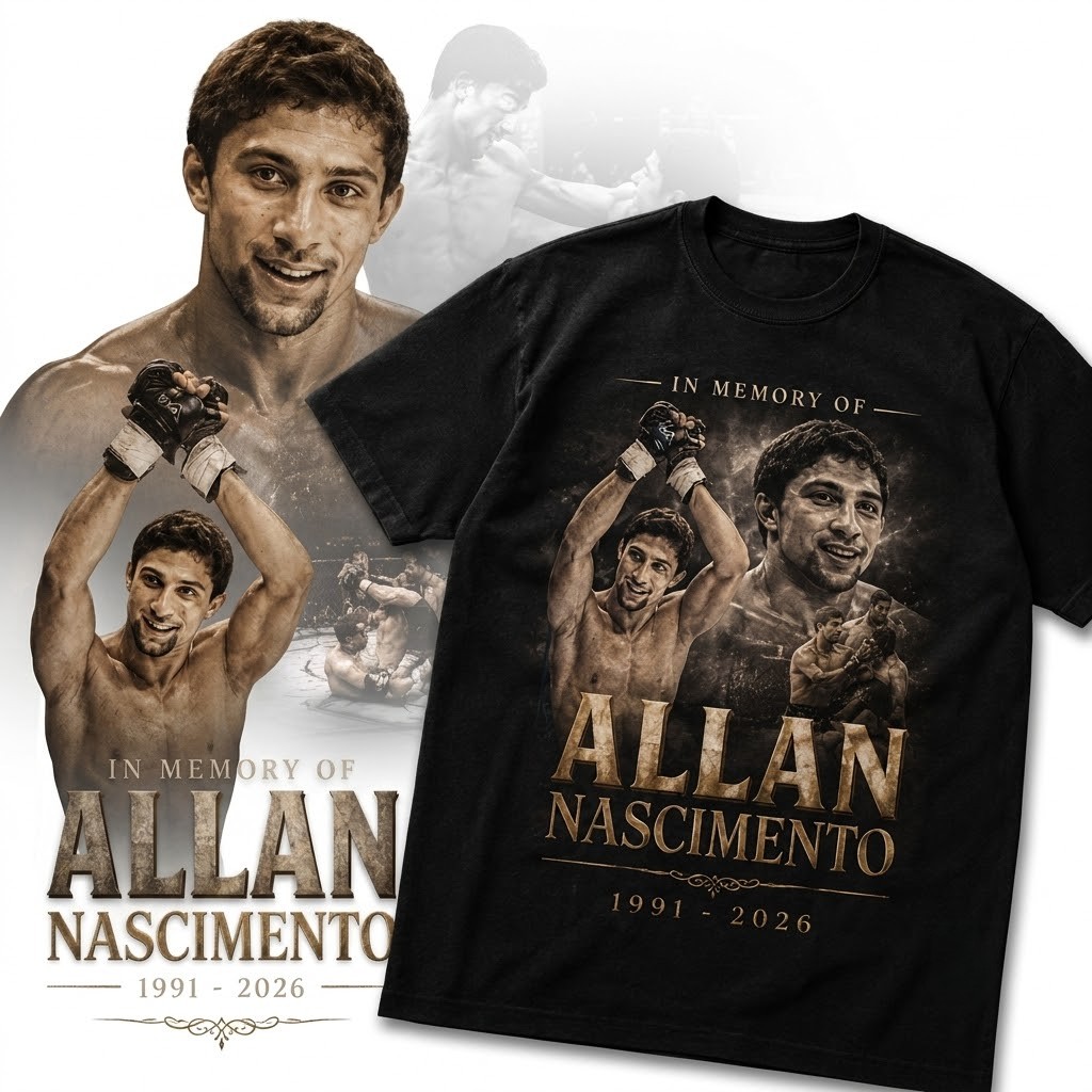 Allan Nascimento In Memory Of 2026 Tribute T-Shirt - Front View