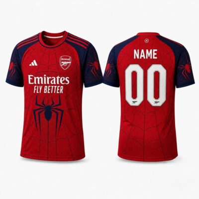 Arsenal Football Club Spider-Man Soccer Jersey