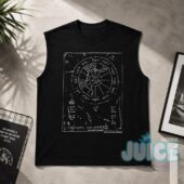 Astrology Chart Celestial Diagram Sleeveless T-Shirt