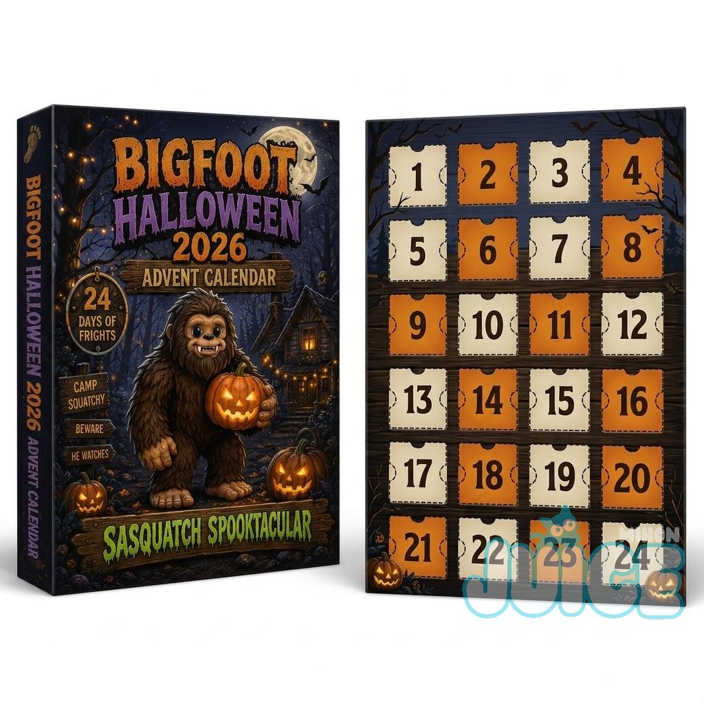 Bigfoot Halloween 2026 Advent Calendar - Detail View