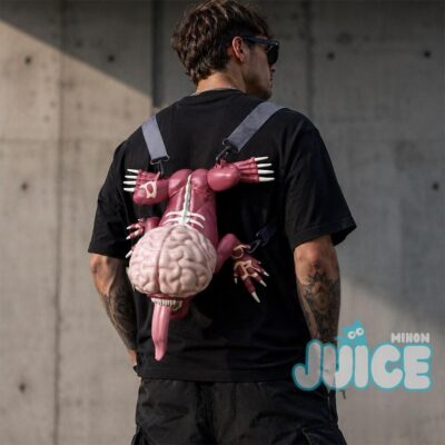 Exposed Brain Monster Horror Backpack