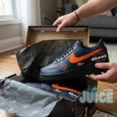 Chicago Bears Custom Fan Sneakers