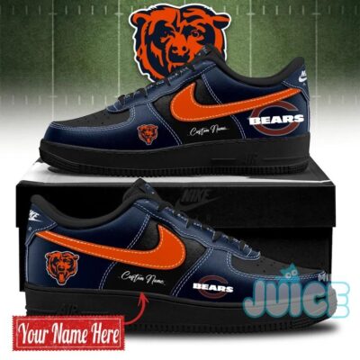 Chicago Bears Custom Fan Sneakers