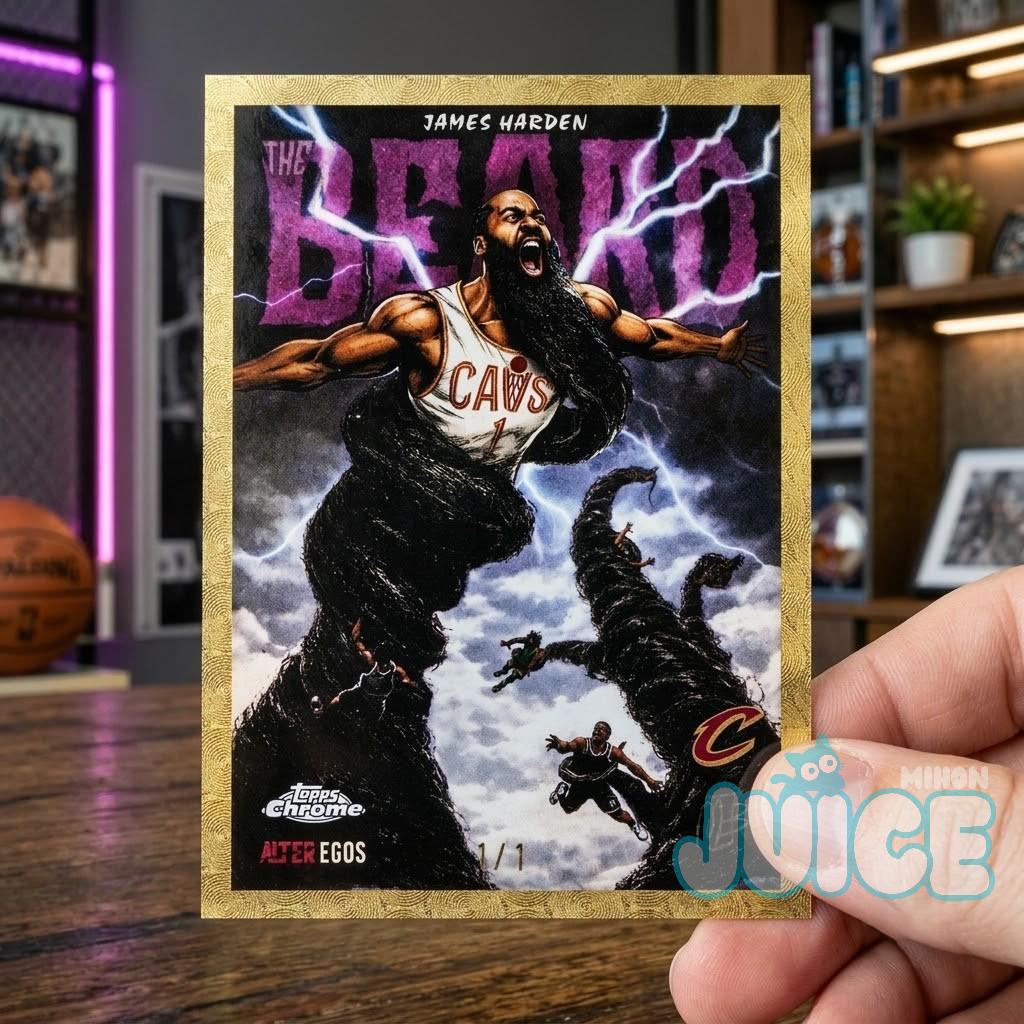 James Harden The Beard Cleveland Cavaliers Alter Egos Trading Card James Harden The Beard Cleveland Cavaliers Alter Egos Trading Card