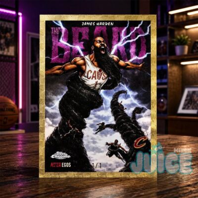 James Harden The Beard Cleveland Cavaliers Alter Egos Trading Card