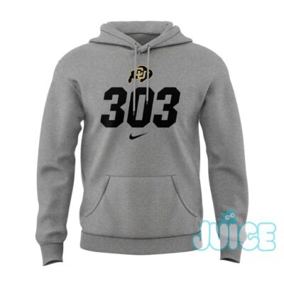 Colorado Buffaloes 303 Area Code Pullover Hoodie