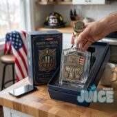 First Responders Never Forget Memorial Whiskey Decanter