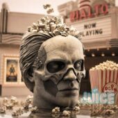 Gothic Skull Popcorn Cinema Night Pop Corn Bucket