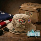 Gulf War Veteran Operation Desert Storm 1990–1991 Bucket Hat