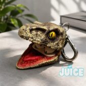 Jurassic Park Velociraptor Head AirPods Case