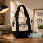 Kingdom Hearts Patch Canvas Tote Bag