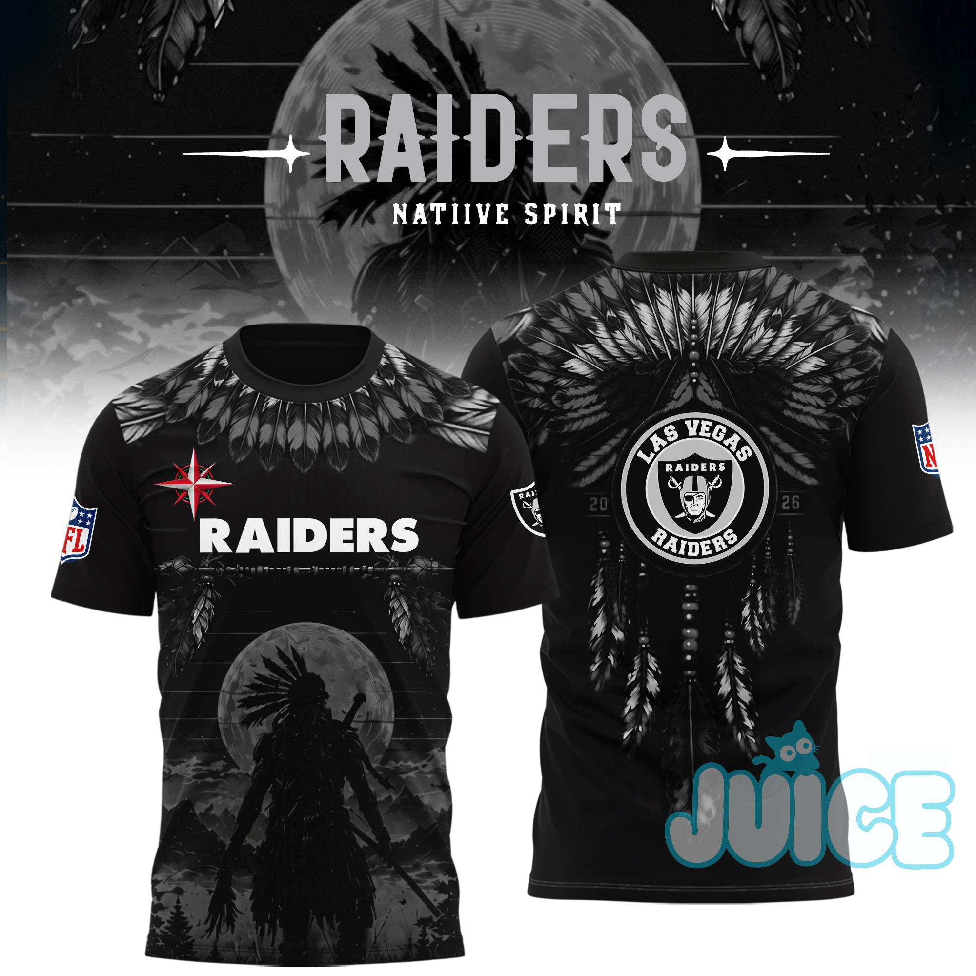 Las Vegas Raiders Native Spirit 2026 Hoodie - Detail View