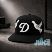 Letter D Flying Doves Baseball Cap