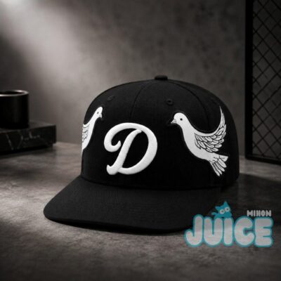 Letter D Flying Doves Baseball Cap