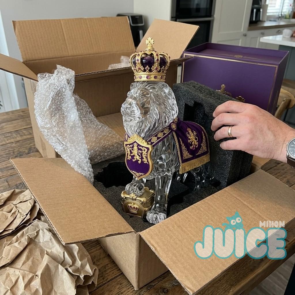 Crown Royal 87th Anniversary Royal Lion Whiskey Bottle Crown Royal 87th Anniversary Royal Lion Whiskey Bottle