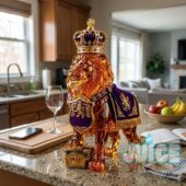 Crown Royal 87th Anniversary Royal Lion Whiskey Bottle