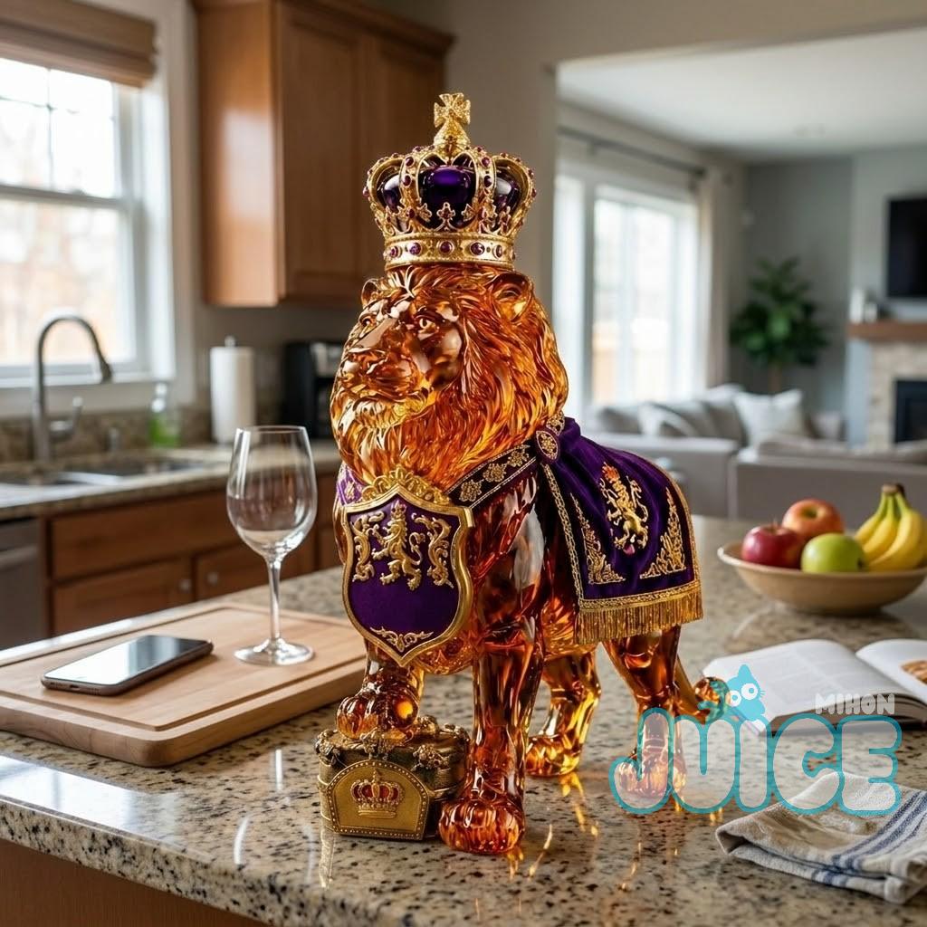 Crown Royal 87th Anniversary Royal Lion Whiskey Bottle Crown Royal 87th Anniversary Royal Lion Whiskey Bottle