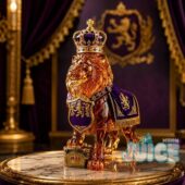 Crown Royal 87th Anniversary Royal Lion Whiskey Bottle