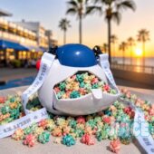 Los Angeles Dodgers Hello Kitty Popcorn Bucket