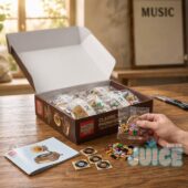 Master Builder Kits Classic Vinyl Phonograph Collector's Edition Melodies Memories Building Block Brick Set