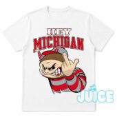 Michigan Wolverines Middle Finger Gesture T-Shirt