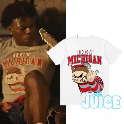 Michigan Wolverines Middle Finger Gesture T-Shirt
